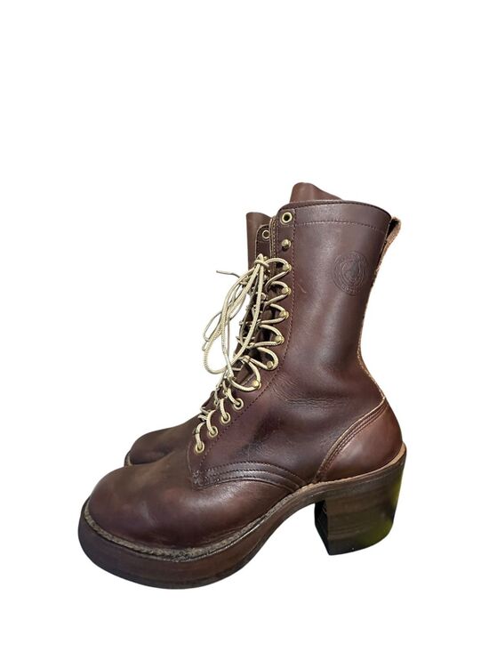 Vintage Hathorn By White\'s Boots Packer Logger Style Mens Sz 11 E Vibram Brown main image 12
